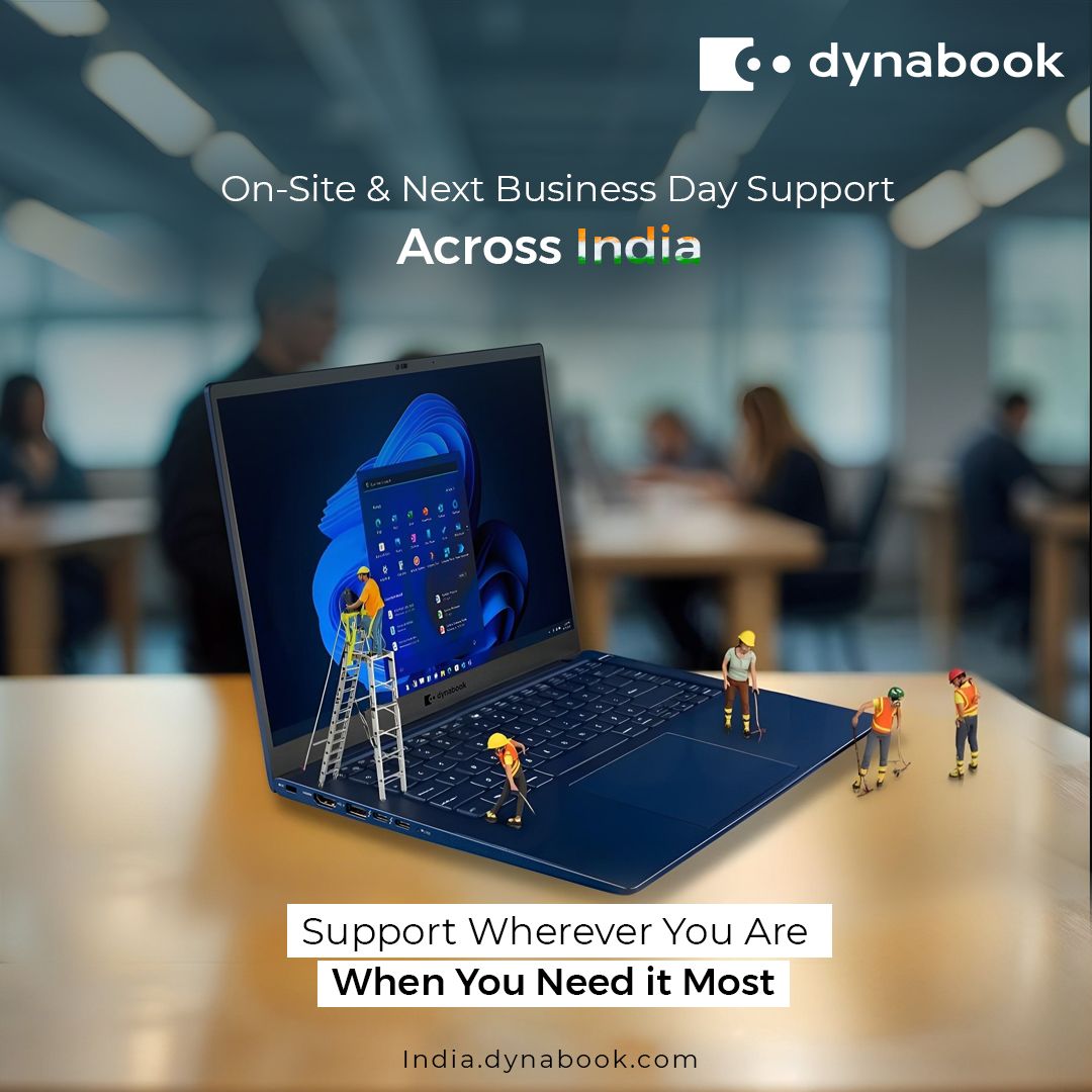 Dynabook’s On-Site & Next Business Day Support